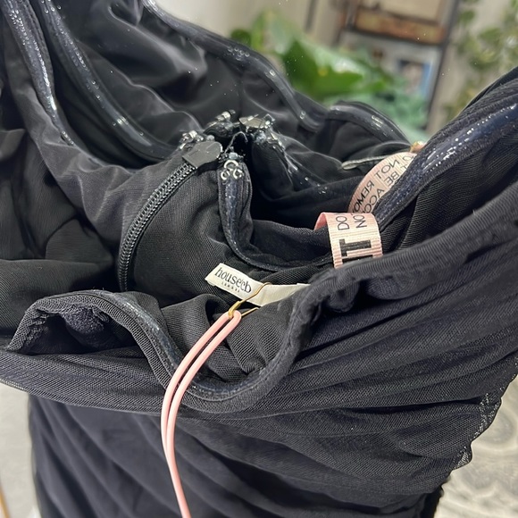 HOUSE OF CB 'Sofia' Black Mesh Strapless Maxi Dress NWT - Picture 15 of 16